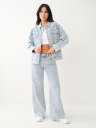 BOBBI MONOGRAM BAGGY JEAN