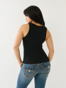  CRYSTAL ARCHED LOGO TANK TOP