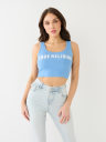 TR RAW CUT CROP TANK