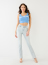 TR RAW CUT CROP TANK