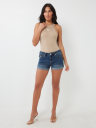 JENNIE ROLLED DENIM SHORT