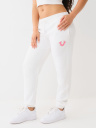 METALLIC HORSESHOE MID RISE JOGGER