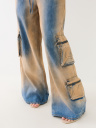  JESSIE VINTAGE WASH BAGGY CARGO JEAN
