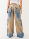  JESSIE VINTAGE WASH BAGGY CARGO JEAN