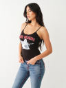 VINTAGE FLOCKED LOGO CAMI