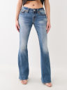 JOEY RAINBOW STITCH FLARE JEAN