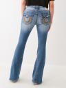 JOEY RAINBOW STITCH FLARE JEAN