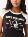 BUDDHA LOGO RINGER BABY TEE