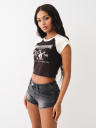 BUDDHA LOGO RINGER BABY TEE