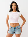 BUDDHA LOGO RINGER BABY TEE
