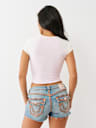 BUDDHA LOGO RINGER BABY TEE