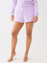 CRYSTAL LOGO VELOUR SWEAT SHORT