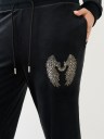  CRYSTAL HS WING VELOUR PANT