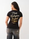 OMBRE CRYSTAL V NECK TEE