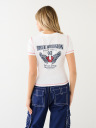  HS WING LOGO CONTRAST STITCH TEE