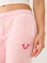  METALLIC HORSESHOE LOGO JOGGER 