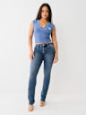 HORSESHOE NOTCH CROP TEE