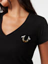 CRYSTAL WING HORSESHOE TEE