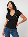 CRYSTAL WING HORSESHOE TEE