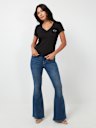 CRYSTAL WING HORSESHOE TEE