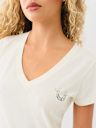 CRYSTAL WING HORSESHOE TEE
