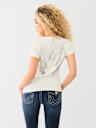 CRYSTAL WING HORSESHOE TEE