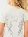 CRYSTAL WING HORSESHOE TEE