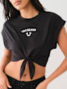 LOGO FRONT TIE FRONT TEE