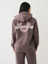 STUDDED BOYFRIEND ZIP HOODIE