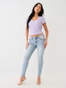 JEANS SKINNY HALLE DE TIRO MEDIO SUPER T