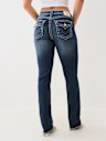 JEANS RECTOS BILLIE DE TIRO MEDIO CON SOLAPA Y SUPER T