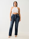 PLUS BILLIE MID RISE SUPER T STRAIGHT JEAN