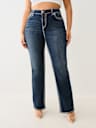 PLUS BILLIE MID RISE SUPER T STRAIGHT JEAN