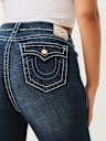 PLUS BILLIE MID RISE SUPER T STRAIGHT JEAN
