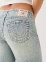 LEILA CUFFED LOW RISE BAGGY JEAN