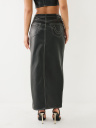 FAUX LEATHER MAXI SKIRT