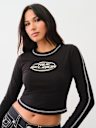 CAMISETA CORTA DE MANGA LARGA TRUE RELIGION