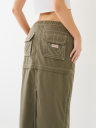 CONVERTIBLE SADIE MAXI CARGO SKIRT