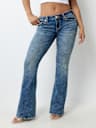 JOEY LOW RISE BIG T FLARE JEAN