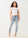 HALLE CRYSTAL SUPER T SUPER SKINNY JEAN