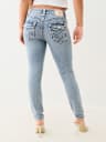 HALLE CRYSTAL SUPER T SUPER SKINNY JEAN