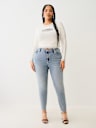 PLUS HALLE CRYSTAL SUPER T SUPER SKINNY JEAN