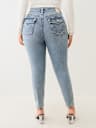 PLUS HALLE CRYSTAL SUPER T SUPER SKINNY JEAN
