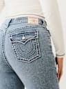 PLUS HALLE CRYSTAL SUPER T SUPER SKINNY JEAN