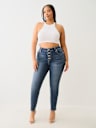 PLUS JENNIE CRYSTAL HIGH RISE CURVY SKINNY JEAN