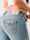 JOEY LOW RISE SUPER T FLARE JEAN