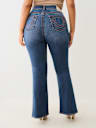 PLUS BECCA MID RISE BIG T BOOTCUT JEAN