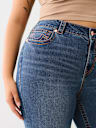 PLUS BECCA MID RISE BIG T BOOTCUT JEAN