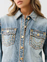 DENIM SUPER T SHACKET