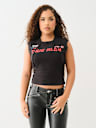 CAP SLEEVE SEAM MOTO TOP